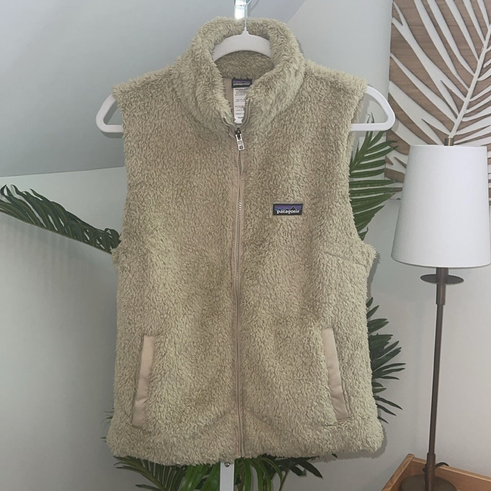 Patagonia Cream Fleece Vest